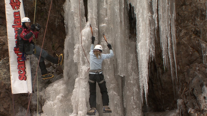 Adrenalina – Escalada em cascatas congeladas